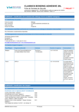 Classics bonding adhesive 20L - SDS